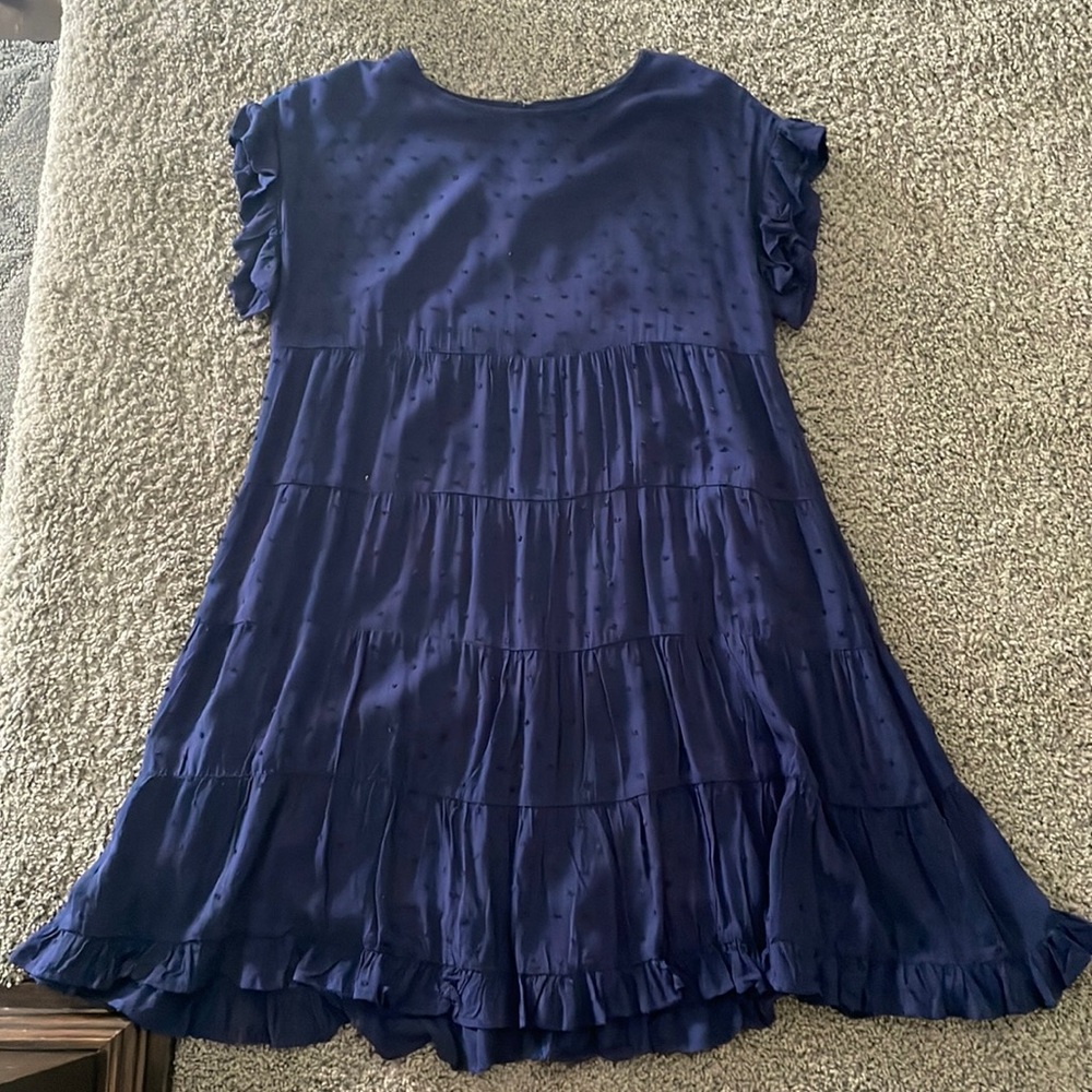 Over Sized Navy Babydoll Dress